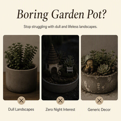 🌿 Glow-in-the-dark plant supports – 7 colors, premium resin, sturdy iron hooks. 🌙