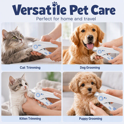 Pet Nail Clipper with Quick Sensor Light