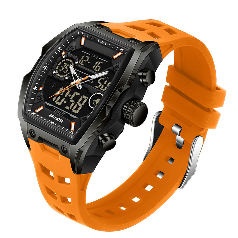 ⏳Time-Limited Special⏰Men's Dual Display Sports Watch – Analog-Digital Watch with Luminous Dial