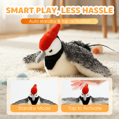 🐱 50% OFF NOW! 🔊 Electric Plush Cat Teaser Toy – Sounds, automatic motion & interactive – Keeps your cat engaged & active ✨