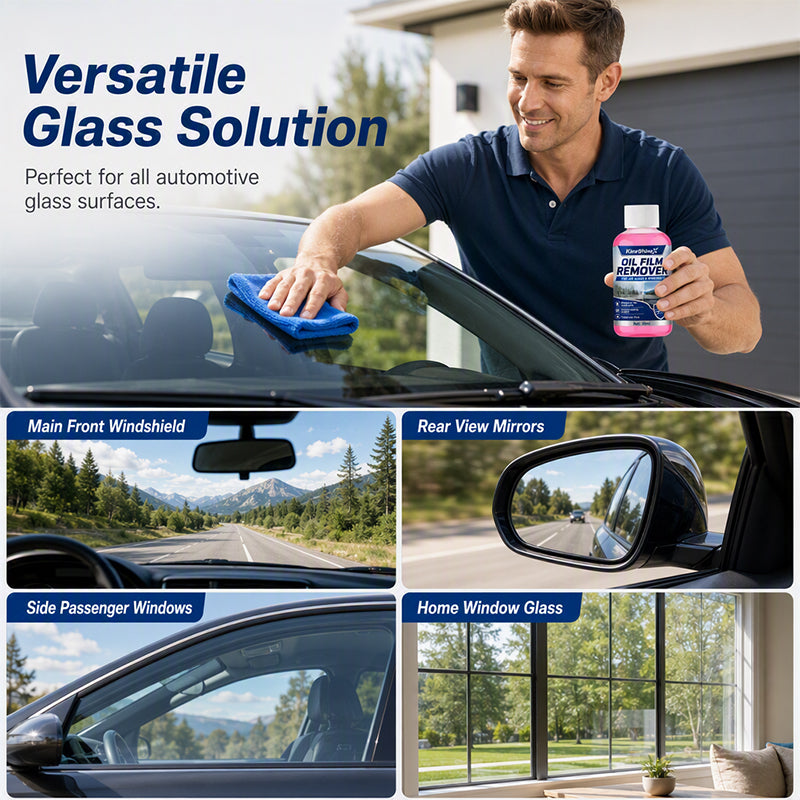 🔥Limited Time Promotion 50% OFF🔥Car Glass Oil Film Remover Windshield Cleaner
