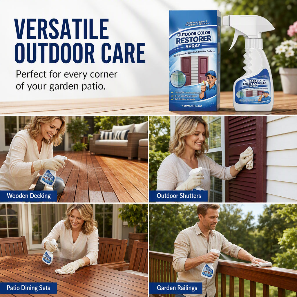 🥳2026 HOT SALE🥳🛡️ 60% OFF! All-Season Wood Restorer – Penetrates deep to restore colour & creates protective shield against UV & moisture. Keep your garden furniture looking new! 🌳💪