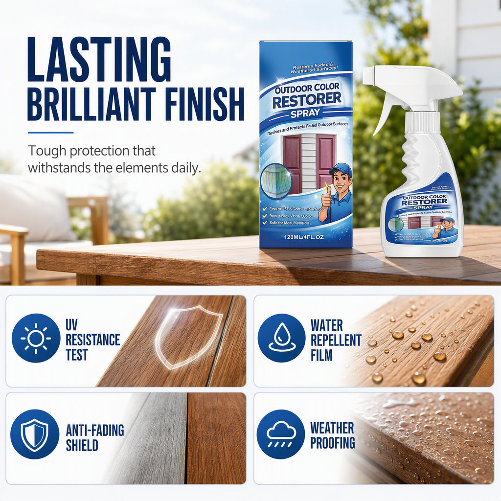 🥳2026 HOT SALE🥳🛡️ 60% OFF! All-Season Wood Restorer – Penetrates deep to restore colour & creates protective shield against UV & moisture. Keep your garden furniture looking new! 🌳💪