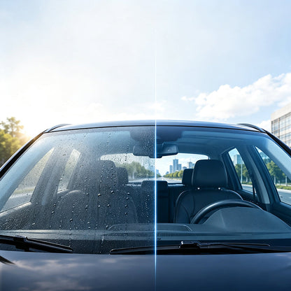 ✨ 2-in-1 Oil Film Remover for Car Windows – Removes Grease & Grime | For Clearer Visibility & A Clean Windshield