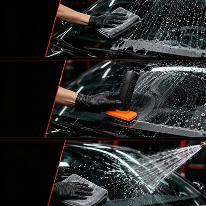 ✨ 2-in-1 Oil Film Remover for Car Windows – Removes Grease & Grime | For Clearer Visibility & A Clean Windshield