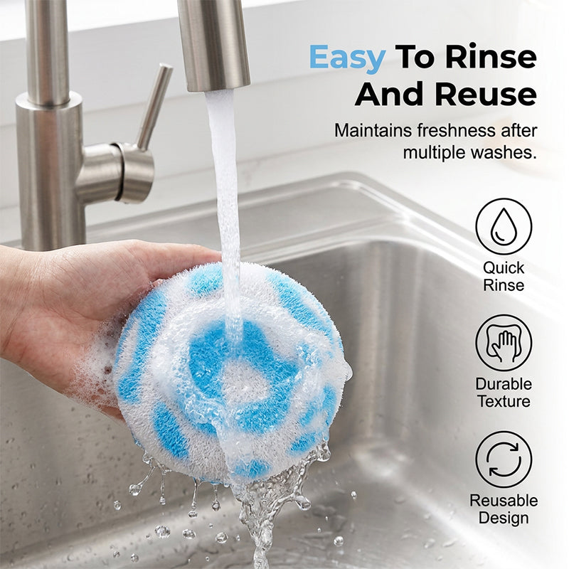 Multi-Functional Spherical Cleaning Ball  (5Pcs)