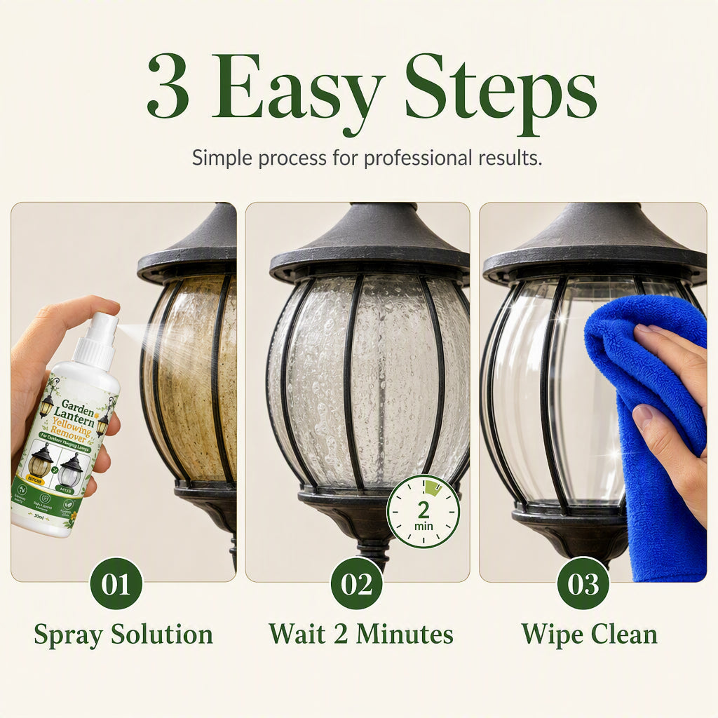 Outdoor Lantern Yellowing Cleaner