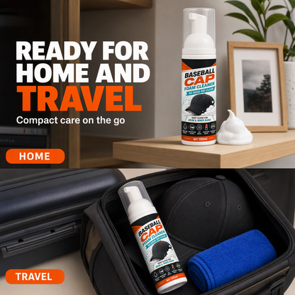 🧢 No-Rinse Baseball Cap Foam Cleaner