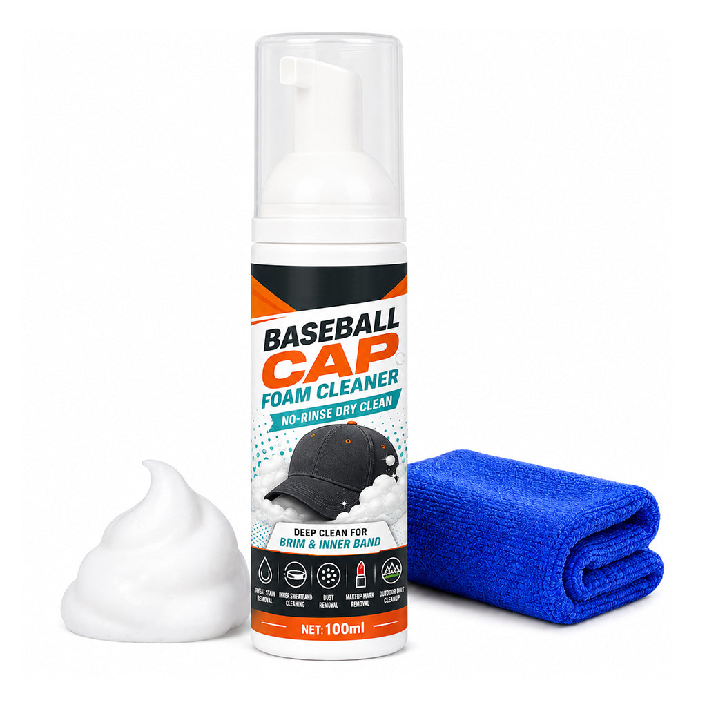 🧢 No-Rinse Baseball Cap Foam Cleaner
