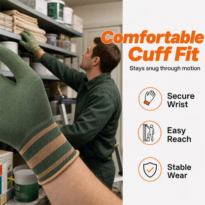 🧤 LIMITED-TIME 50% OFF 💪 Rubber-Coated Work Gloves — Anti-Slip, Breathable, Long-Lasting