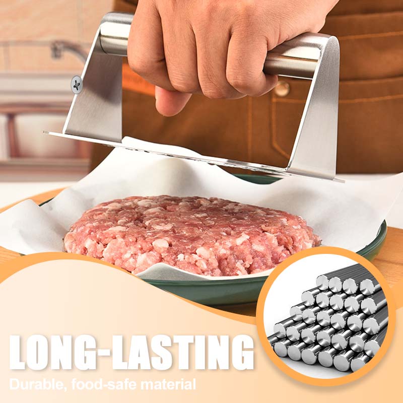 🥳HOT SALE🥳💞50K+ SOLD! Burger Press! Non-stick, easy clean & ergonomic. Perfect patties – grab yours! ✅