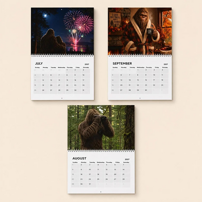 🌲😄 Funny Woodland 2027 Wall Calendar – 12 Months of Playful Forest Art