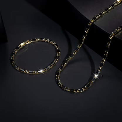 ⏳Time-Limited Special⏰Sparkling Jewelry Set for Men – Statement Cubic Zircon, Refined Street Luxe & Adjustable Fit ⛓️