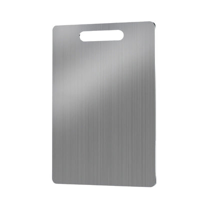 🔪 304 Stainless Steel Double-Sided Cutting Board for Kitchen Prep ✨