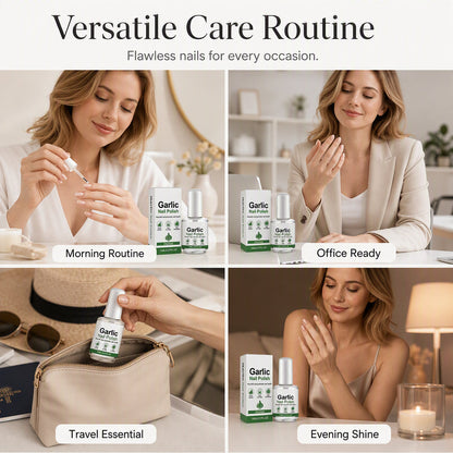 Garlic Nail Polish for Strengthening Brittle, Damaged Nails