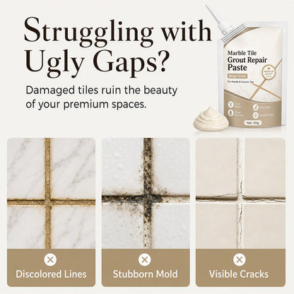 🎁 Beige Marble Tile Grout Repair Paste