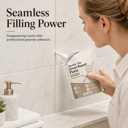 🎁 Beige Marble Tile Grout Repair Paste
