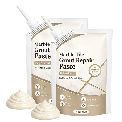 🎁 Beige Marble Tile Grout Repair Paste