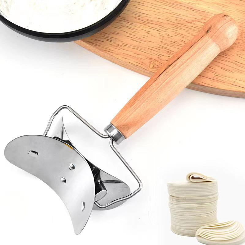 🔥 Stainless Steel Dumpling Wrapper Cutter – Sharp Precision Blade, Multi-Pastry Use & Easy Clean – Homemade Dumplings in Seconds ✨