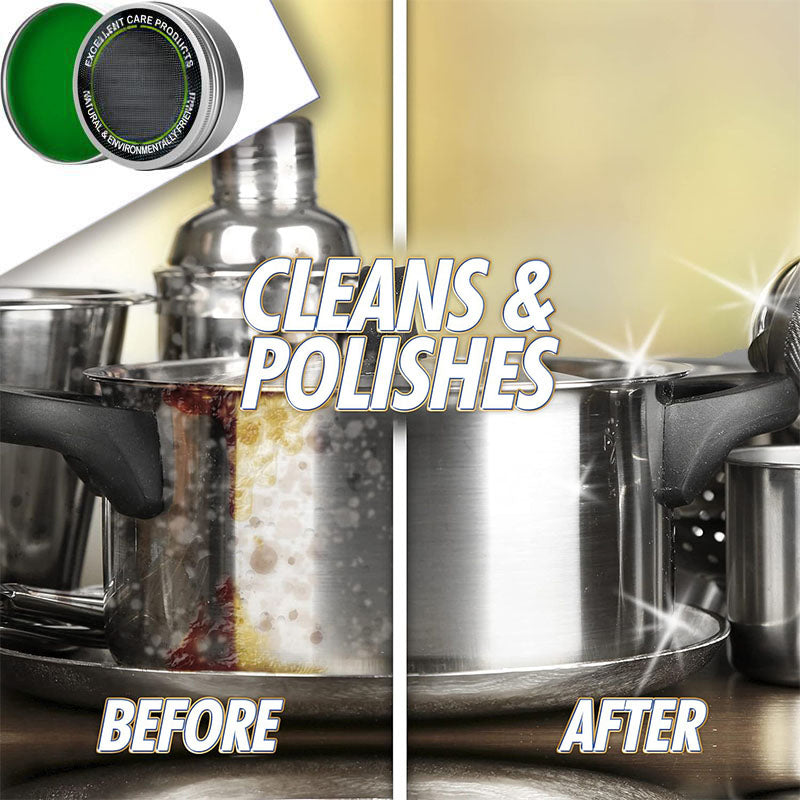 All-Purpose Mirror Shine Metal Wax Polish – Removes oxidation & fingerprints, smooths scratches & dull spots. Leaves protective wax coating – repels water, dust & rust. Works on all metals