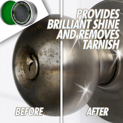 All-Purpose Mirror Shine Metal Wax Polish – Removes oxidation & fingerprints, smooths scratches & dull spots. Leaves protective wax coating – repels water, dust & rust. Works on all metals