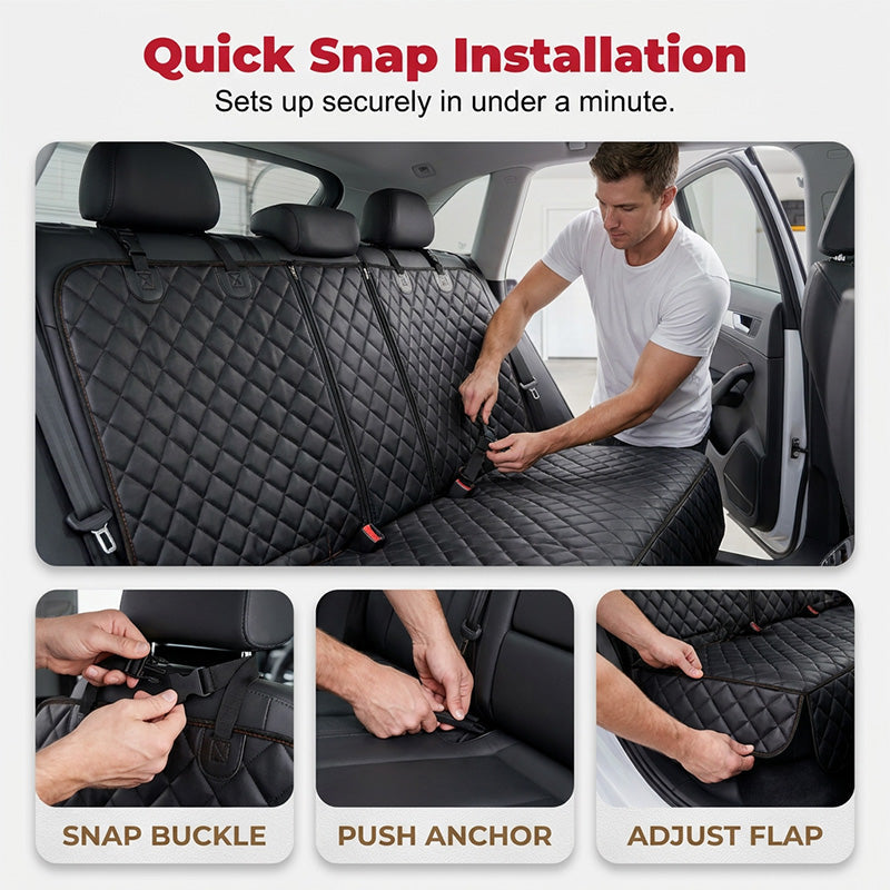 ⏳Time-Limited Special⏰Dog Car Seat – From £21.99! Waterproof, seatbelt openings & foldable. Clean car, happy pet – grab yours! ✅
