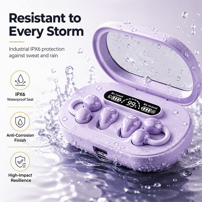2-in-1 Wireless Earbuds with Digital Display