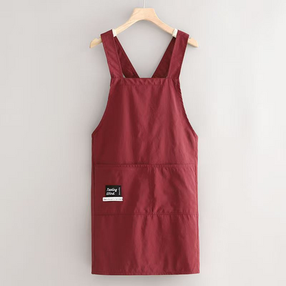 Criss-Cross Back Apron with Large Pocket