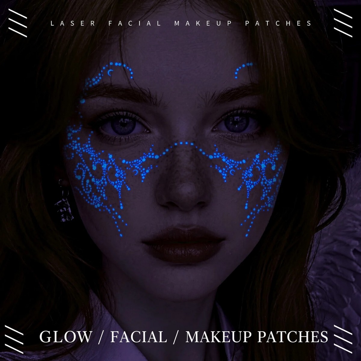 🎃Halloween Luminous Face Tattoo Stickers