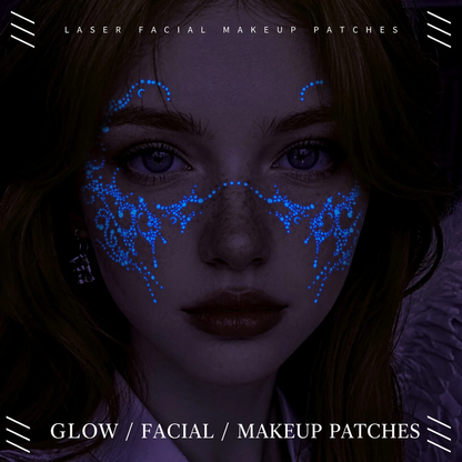 🎃Halloween Luminous Face Tattoo Stickers