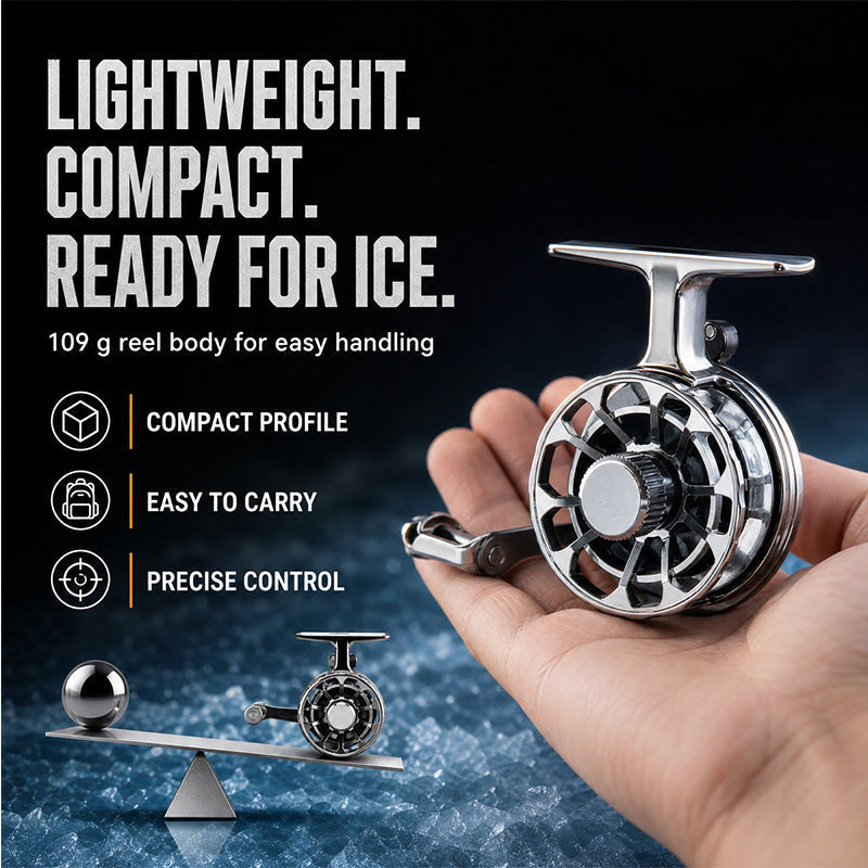 🔥HOT SALE 50%OFF🔥Lightweight Metal Fishing Reel with Dual Rocker Arms