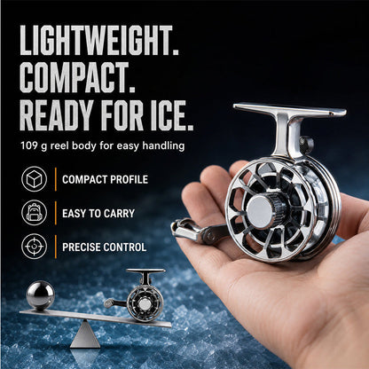 🔥HOT SALE 50%OFF🔥Lightweight Metal Fishing Reel with Dual Rocker Arms