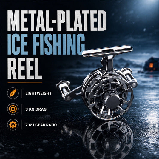 🔥HOT SALE 50%OFF🔥Lightweight Metal Fishing Reel with Dual Rocker Arms
