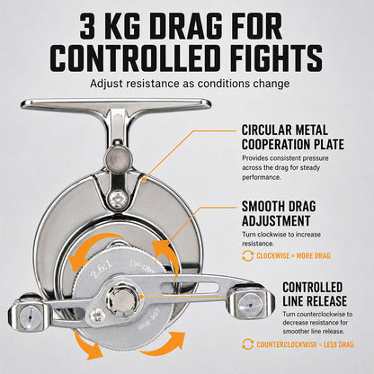🔥HOT SALE 50%OFF🔥Lightweight Metal Fishing Reel with Dual Rocker Arms