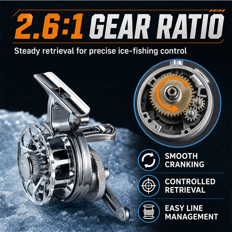 🔥HOT SALE 50%OFF🔥Lightweight Metal Fishing Reel with Dual Rocker Arms