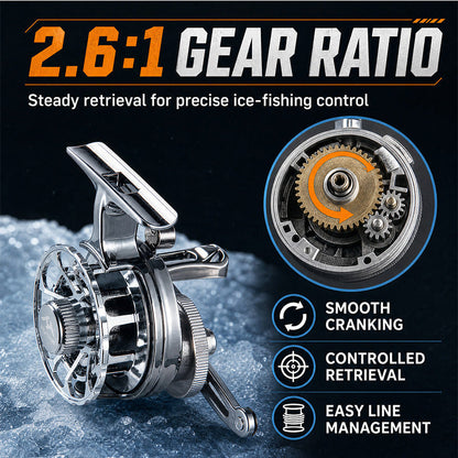 🔥HOT SALE 50%OFF🔥Lightweight Metal Fishing Reel with Dual Rocker Arms