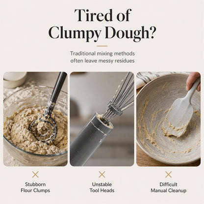Stainless Steel Danish Dough Whisk