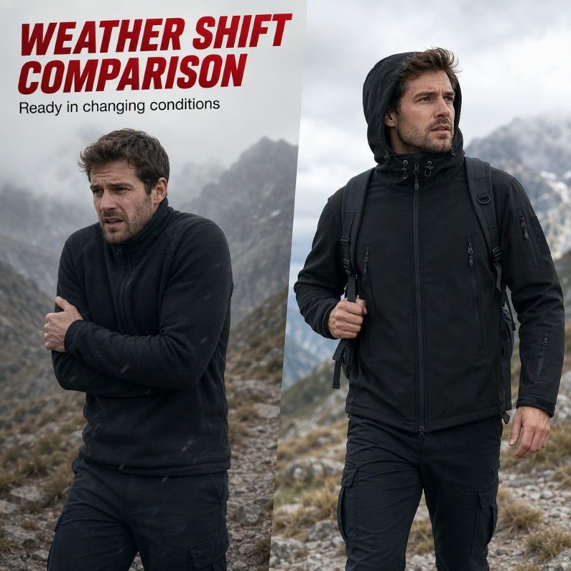 🔥 LAST DAY SALE – 50% OFF!! 💥 Built for Wind & Rain 🌧️ Men's Waterproof Insulated Outdoor Jacket