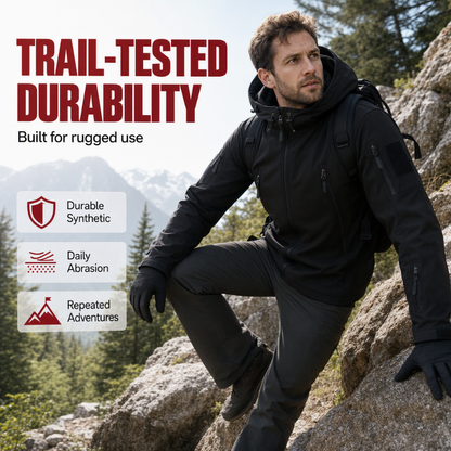 🔥 LAST DAY SALE – 50% OFF!! 💥 Built for Wind & Rain 🌧️ Men's Waterproof Insulated Outdoor Jacket