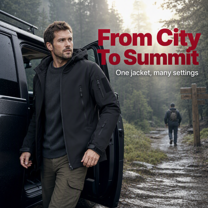 🔥 LAST DAY SALE – 50% OFF!! 💥 Built for Wind & Rain 🌧️ Men's Waterproof Insulated Outdoor Jacket