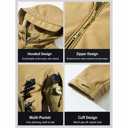 🔥 LAST DAY SALE – 50% OFF!! 💥 Built for Wind & Rain 🌧️ Men's Waterproof Insulated Outdoor Jacket