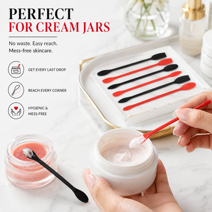 3PCS Mini Silicone Spatula Set for Makeup and Skincare