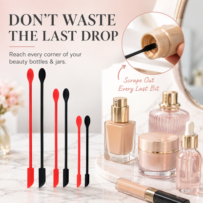 3PCS Mini Silicone Spatula Set for Makeup and Skincare