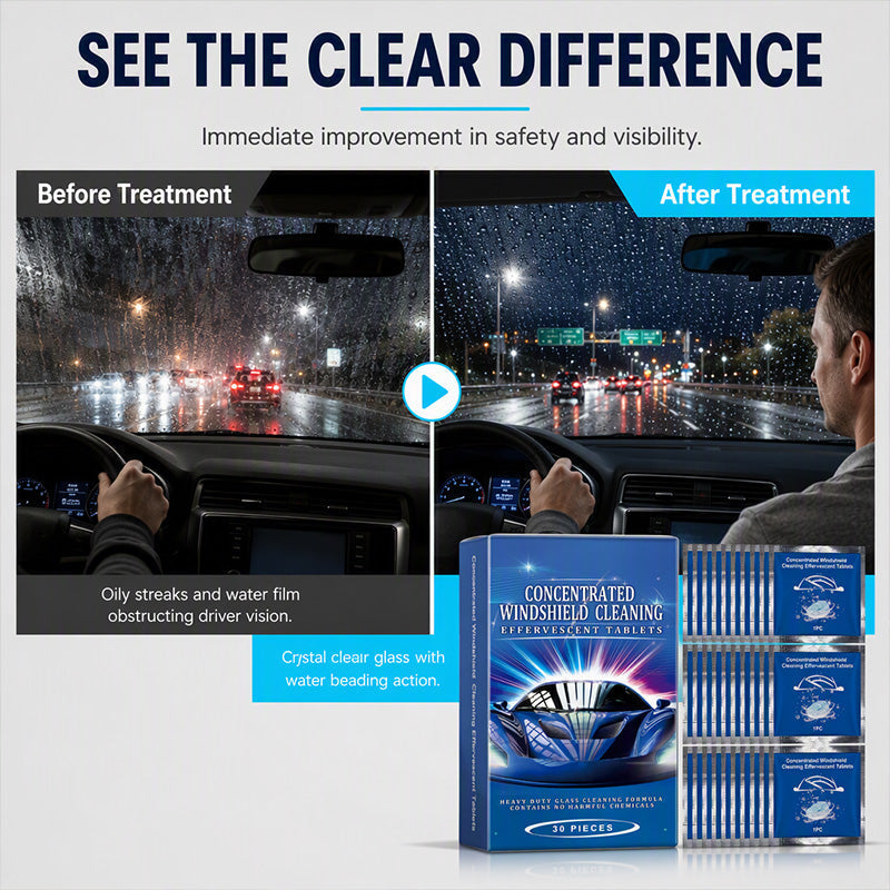 ⏰Car Windshield Cleaning Effervescent Tablets