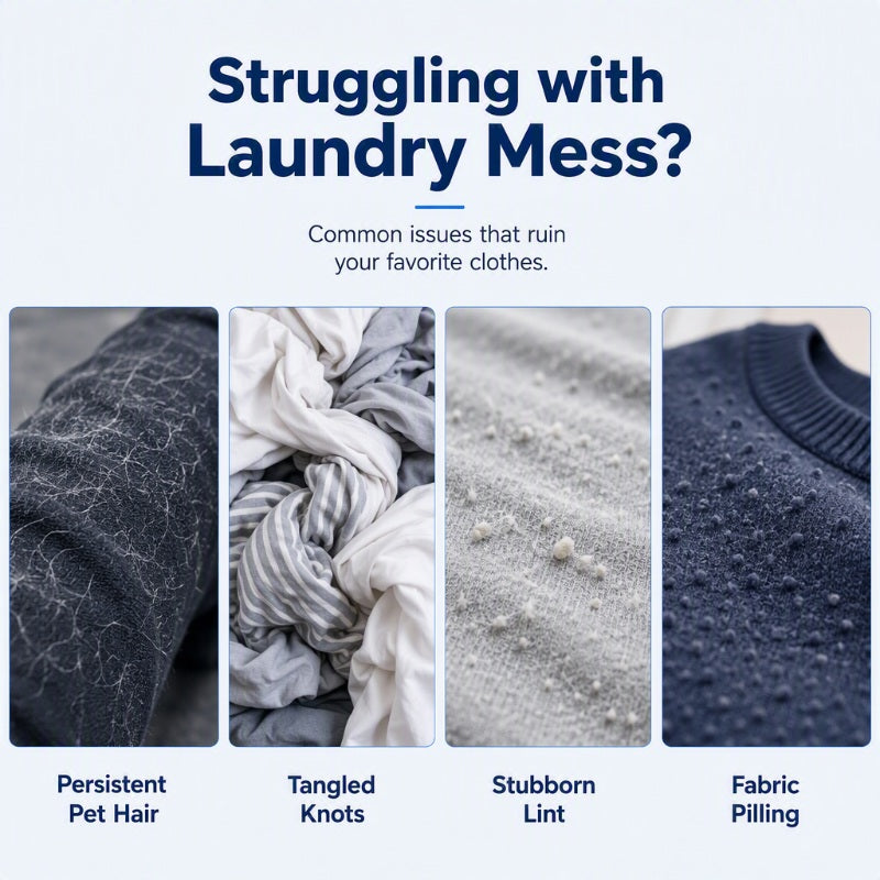 Reusable Nylon Laundry Lint Hair Catcher Balls