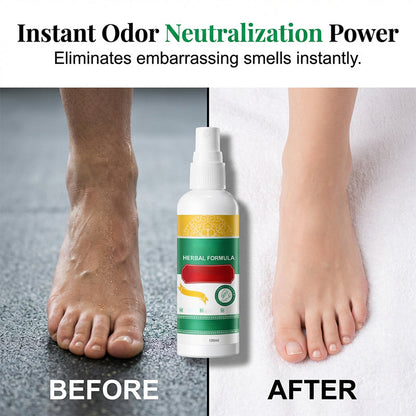 Refreshing Foot Care Spray with Herbal Formula