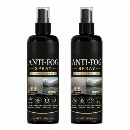 🚗50% OFF NOW! Car Glass Anti‑Fog Spray‑ 24H Long‑Lasting Streak‑Free Defogger Spray, Instant Clear Vision for Windshield, Rear‑view Mirror & Vehicle Glass Surfaces