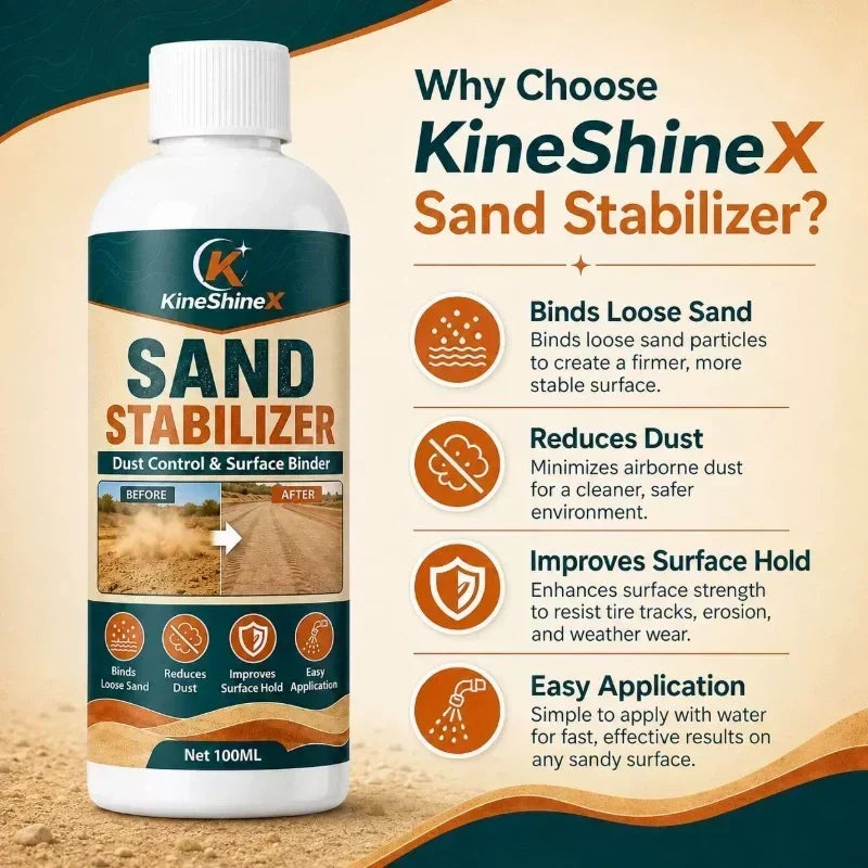 ⏳🔥LIMITED-TIME 50% OFF! ⏰Sand Stabilizer Dust Control Binder