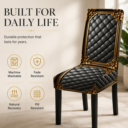 📢📢BUY 3 GET 2 FREE  !! ⏰ Washable Stretch Chair Cover – Snug fit, durable & easy‑clean ✨