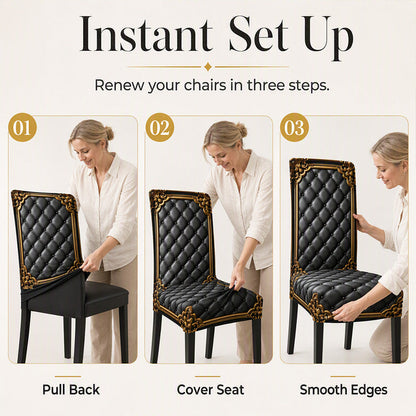 📢📢BUY 3 GET 2 FREE  !! ⏰ Washable Stretch Chair Cover – Snug fit, durable & easy‑clean ✨